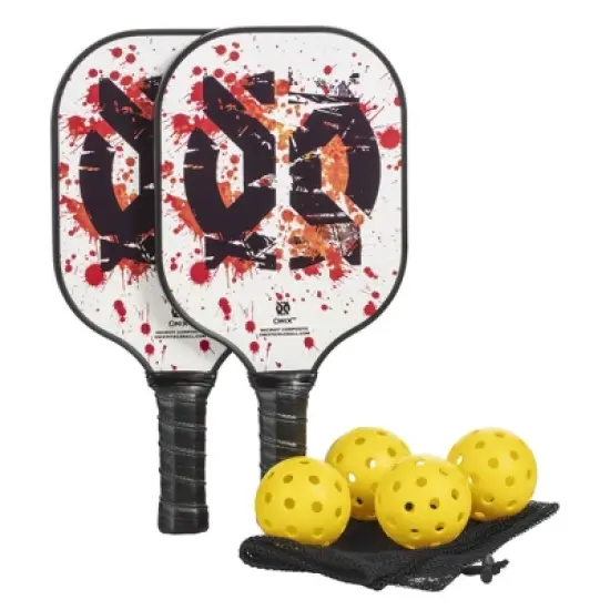 Onix 9.5'' Recruit Composite Oval Pickleball Paddle Set image {1}