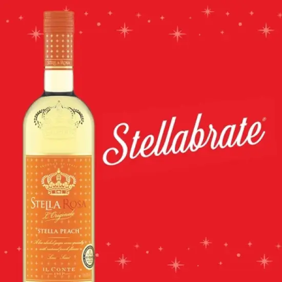 Stella Rosa Peach Wine - 750ml Bottle image {9}