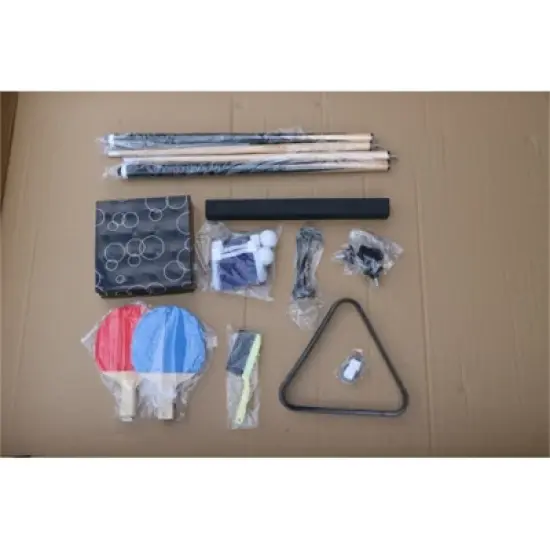 YONWAY 3 in 1 Game Table,Pool Table,Billiard Table,Table Games,Table tennis, Multi Game Table,Table Games,Family Movement image {12}