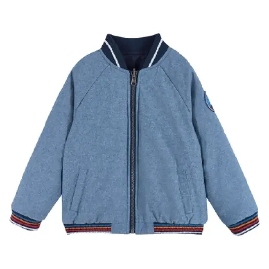 Andy & Evan  Toddler Boys Reversible Bomber Jacket image {1}