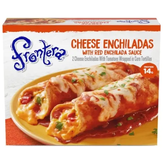 Frontera Frozen Cheese Enchiladas with Red Sauce - 9oz image {6}