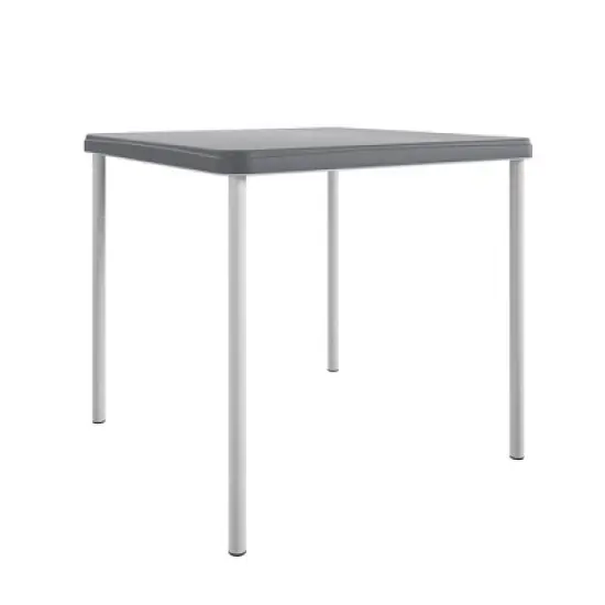 Cosco 3pc Kids' Activity Set with Folding Chairs Gray/White image {5}