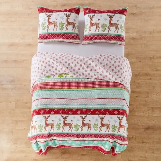 Let It Snow Holiday Quilt Set - Levtex Home image {3}