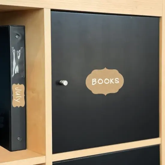 Wrapables Kraft Paper Sticker Labels for Lids, Mason Jars, Bottles, Homemade Products, Gift Wrapping, Parties, (300pcs) Fancy Frame image {8}