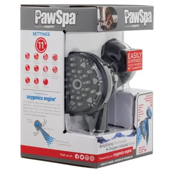 PawSpa PetJetPro 11-Setting Handheld Pet Washer - Gray image {16}