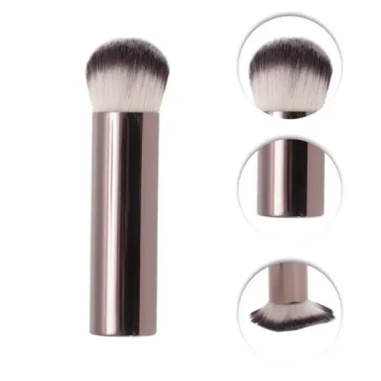 Unique Bargains Durable Concealer Brush Brown 1 Pc image {2}