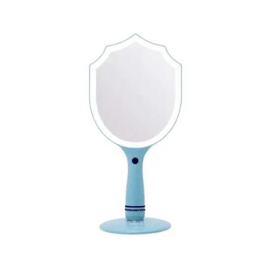 Impressions Vanity Cinderella LED Handheld Makeup Mirror With Standing Base image {2}
