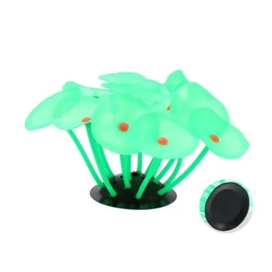 Unique Bargains Silicone Aquarium Simulation Coral Aquatic Plant Fish Tank Landscape Decoration 1 Pc image {2}