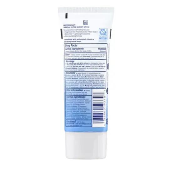 Neutrogena Mineral Ultra Sheer Sunscreen - SPF 30 - 3oz image {4}