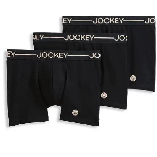 Jockey Men's Organic Cotton Stretch 4" Trunk - 3 Pack image {5}