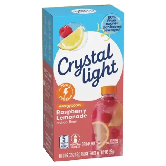 Crystal Light Raspberry Lemonade - 10ct/1.8oz image {8}