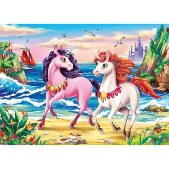 Ravensburger Beach Unicorns Kids' Jigsaw Puzzle - 35pc image {2}