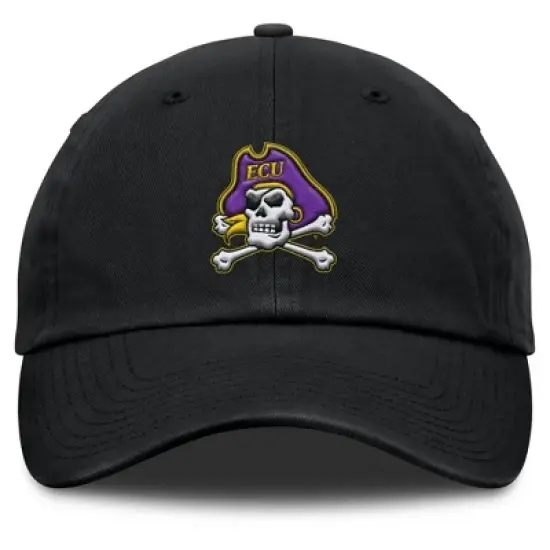 NCAA East Carolina Pirates Unstructured Black Tonal Cotton Hat image {1}