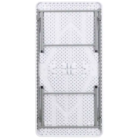 Emma and Oliver 4.93-Foot Kid's Granite White Plastic Folding Activity Table - Play Table image {7}