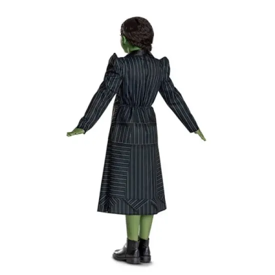 NBCUniversal Girls' Wicked the Musical Elphaba Shiz Classic Costume Dress image {1}