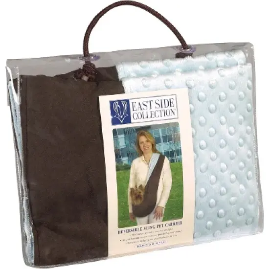 East Side Collection Reversible Polyester Sling Pet Carriers image {4}