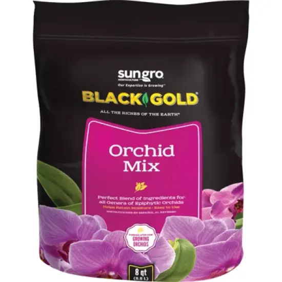 Black Gold Organic Orchid Potting Mix 8 qt image {1}