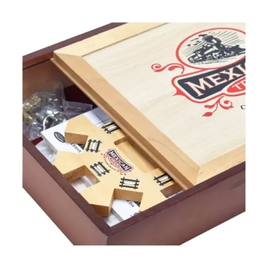 Front Porch Classics Mexican Train Dominoes Board Game: Includes Pieces, Instructions & Scoring Pads for 2-8 Players image {5}