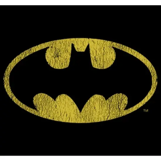 Boy's Batman Logo Retro Caped Crusader T-Shirt image {1}