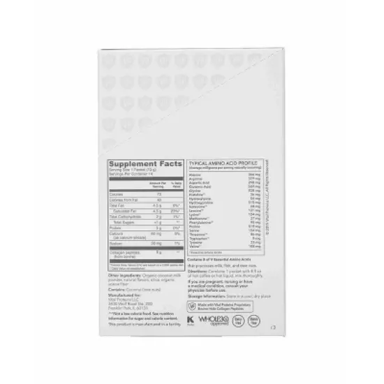 Vital Proteins Collagen Creamer Mocha Stick Pack Box Dietary Supplement - 14ct image {8}