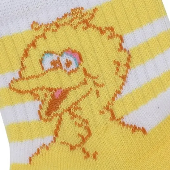 Sesame Street Character Art Women's 3-Pair Casual Quarter Crew Socks-OSFA image {2}