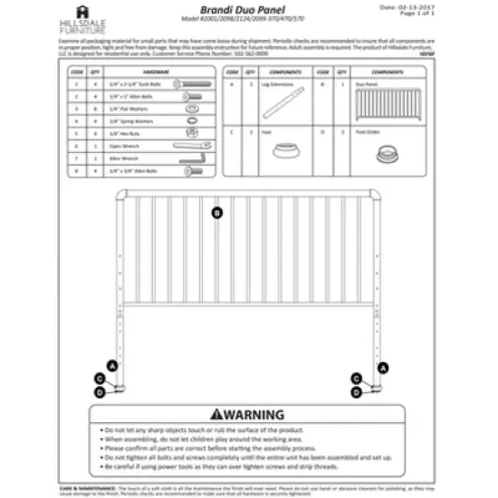 Queen Brandi Metal Headboard without Bed Frame Bronze - Hillsdale Furniture image {5}