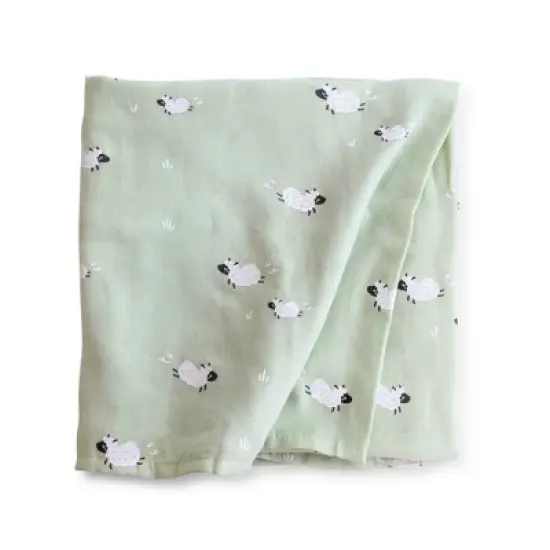 SARO Muslin Swaddle Blanket - 50% Bamboo & 50% Cotton, XL, OEKO-TEX&reg; Certified & Eco-Friendly image {4}