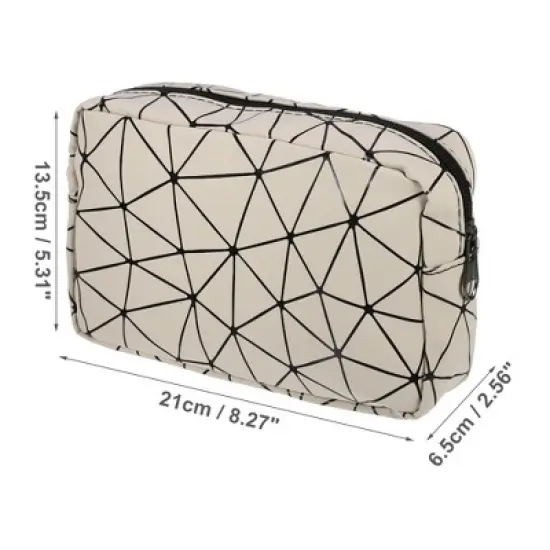 Unique Bargains Durable Portable Travel Cosmetic Bag 1 Pc image {1}