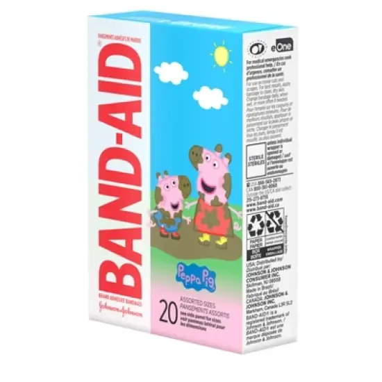 Band-Aid Adhesive Peppa Pig Bandages - 20ct image {5}