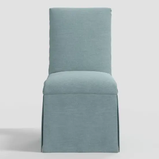 Samy Skirted Slipcover Dining Chair in Linen - Threshold&trade; image {2}