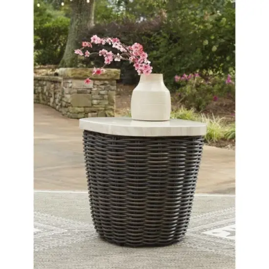 Signature Design by Ashley Kimora Square End Table, Brown image {1}