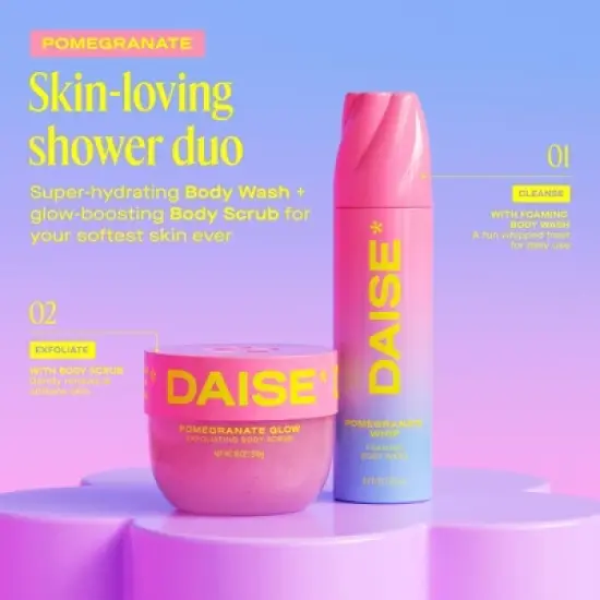 DAISE Pomegranate Foaming Body Wash - 8.8oz image {4}