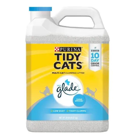 Purina Tidy Cats with Glade Tough Odor Solutions Multiple Cats Clumping Litter image {5}