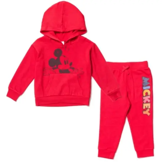 Disney Mickey Mouse Fleece Pullover Hoodie and Jogger Pants Set Toddler  image {6}