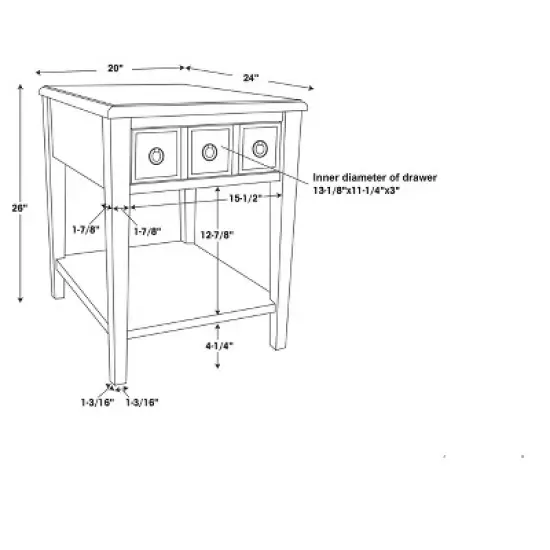 Calinda Side Table - Powell Company image {14}