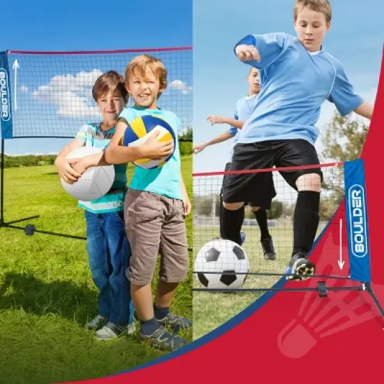 Boulder Badminton Height-Adjustable Portable Net image {2}
