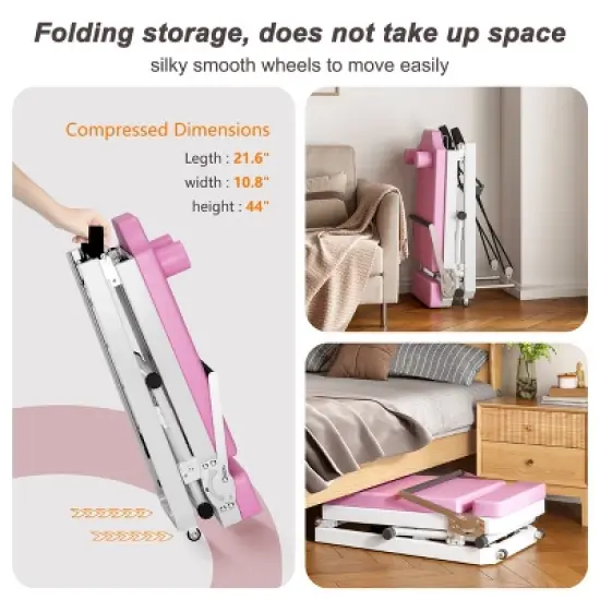 Dexmalle yoga studio with the same commercial fitness equipment, pink image {10}