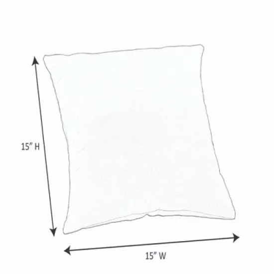 Casual Cushion Patterned 1-Piece Indoor/Outdoor Square Throw Pillow image {3}