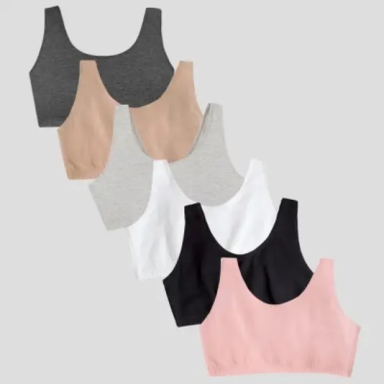 Fruit of the Loom Tank Style Cotton Sports Bra image {13}
