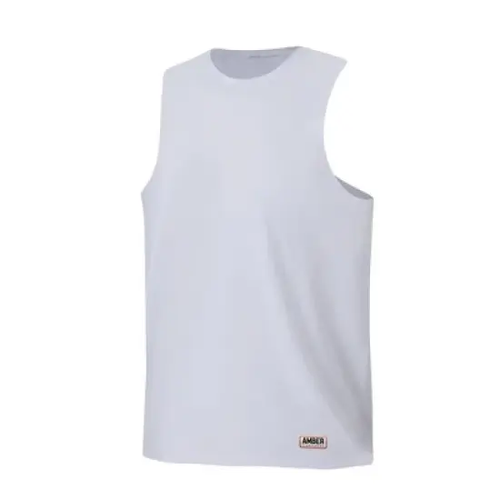 Amber Fight Gear Premium Durable Boxing Jersey with Satin Finish Fabric &ndash; Comfortable & Stylish Training Gear for Unmatched Performance, White, Medium image {8}