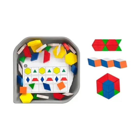 Edx Education Plastic Pattern Blocks image {2}