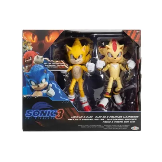 Sonic the Hedgehog 3 Light-Up Action Figure - 2pk image {3}