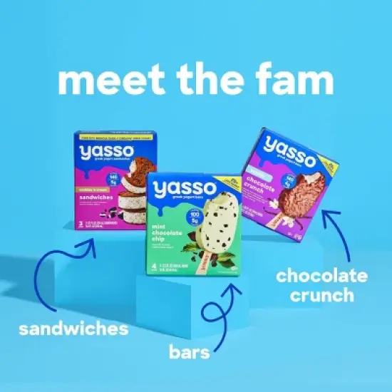 Yasso Frozen Greek Yogurt Indulgent Peanut Butter Dark Chocolate Crunch - 4ct image {7}