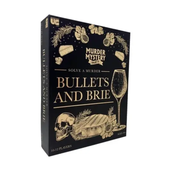 University Games Murder Mystery Party - Bullets and Brie Board Game image {1}