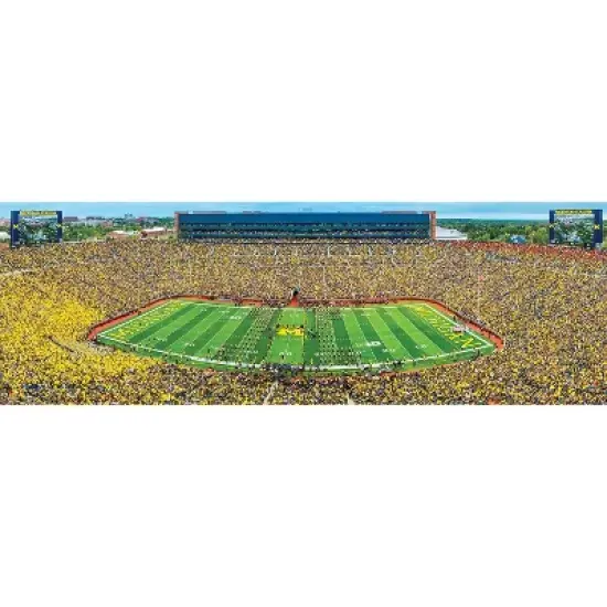 MasterPieces Sports Panoramic Puzzle - NCAA Michigan Wolverines Center View image {2}