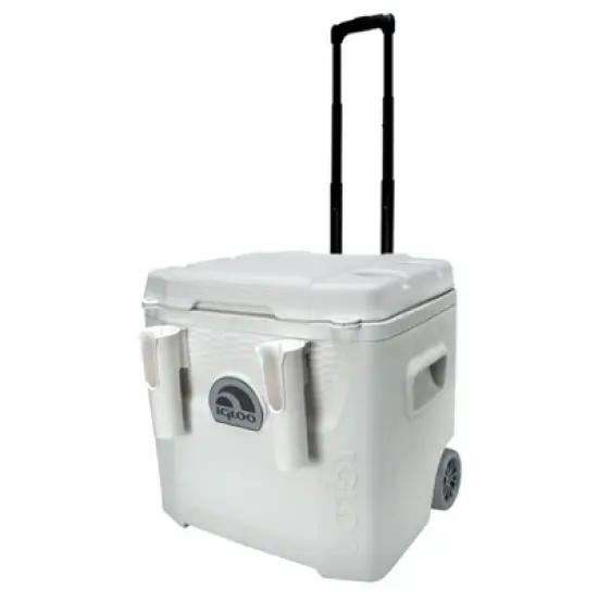 Igloo Marine Ultra Quantum Roller Cooler - White (52 Quart) image {2}