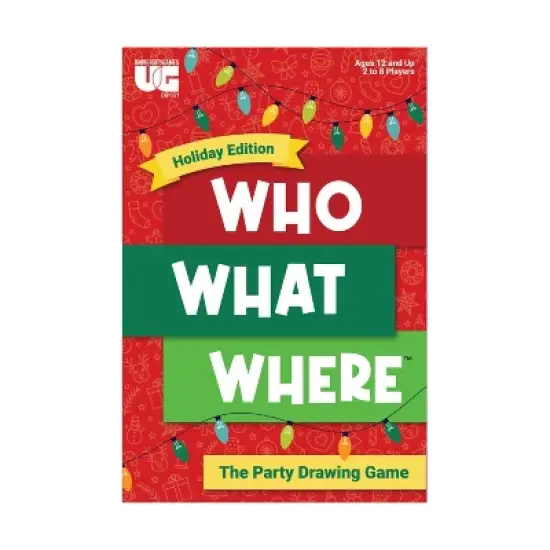 University Games Who What Where: The Party Drawing Game - Holiday Edition image {1}
