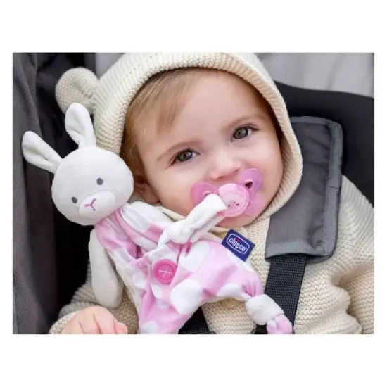 Chicco Pocket Buddies Pacifier Holder - Pink image {4}