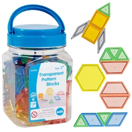 Edx Education Plastic Pattern Blocks image {9}