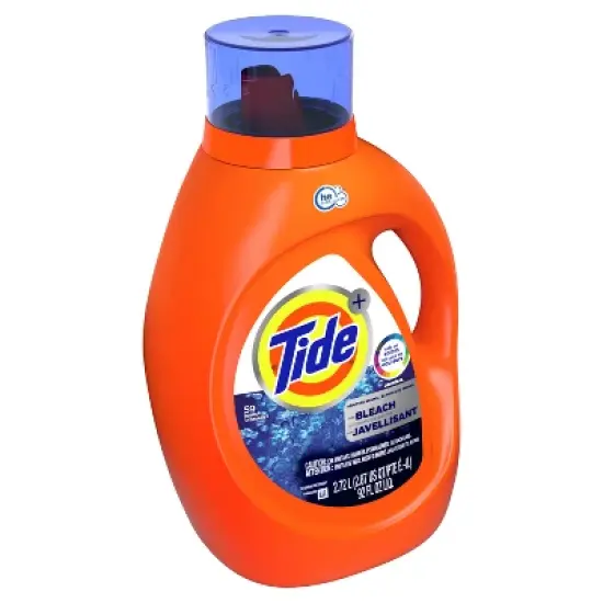 Tide with Bleach Alternative Original Scent HE Compatible Liquid Laundry Detergent - 92 fl oz image {1}